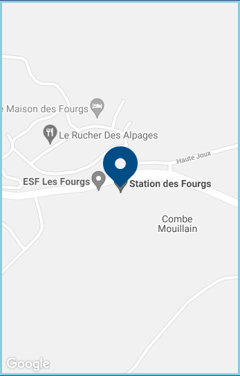 Map Station Les Fourgs
